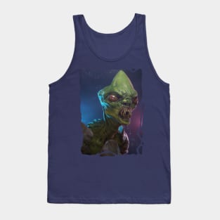 Green creature in shell Tank Top